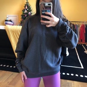 Champion Crewneck Gray; Size S